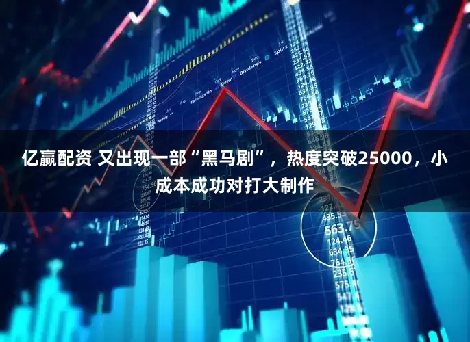 亿赢配资 又出现一部“黑马剧”，热度突破25000，小成本成功对打大制作